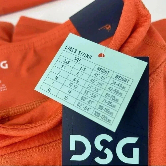 DSG 3” SHORTS PERFORMANCE SHORTIE SWEET PERSIMMON GIRLS SIZE L ATHLETIC ATHLETE - Picture 5 of 14